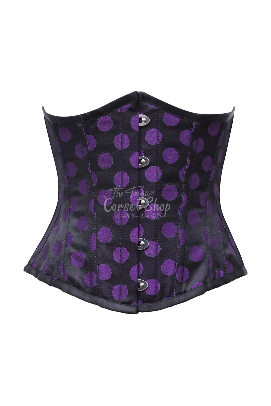 Bondi Polka Dot Base Brocade Underbust Corset