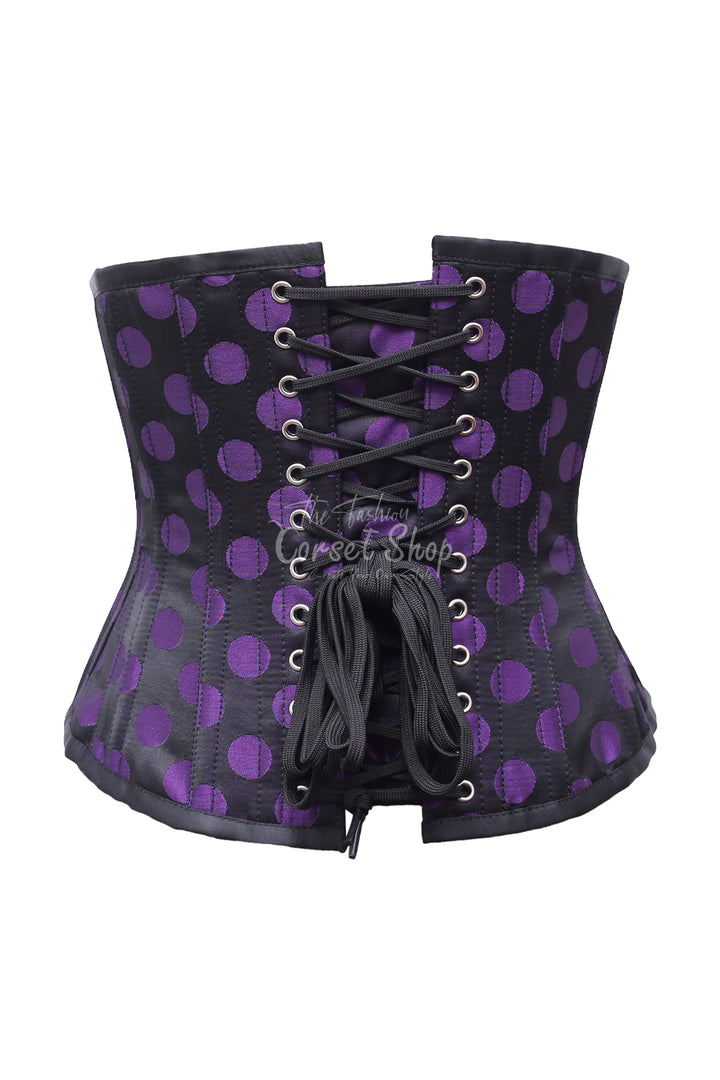 Bondi Polka Dot Base Brocade Underbust Corset