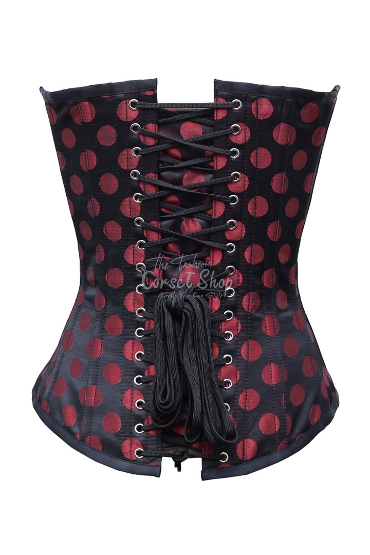Barbara Polka Dot Overbust Corset
