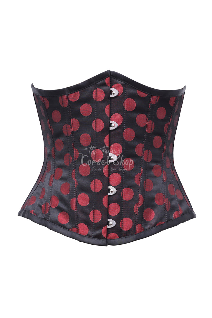 Bondi Polka Dot Base Brocade Underbust Corset