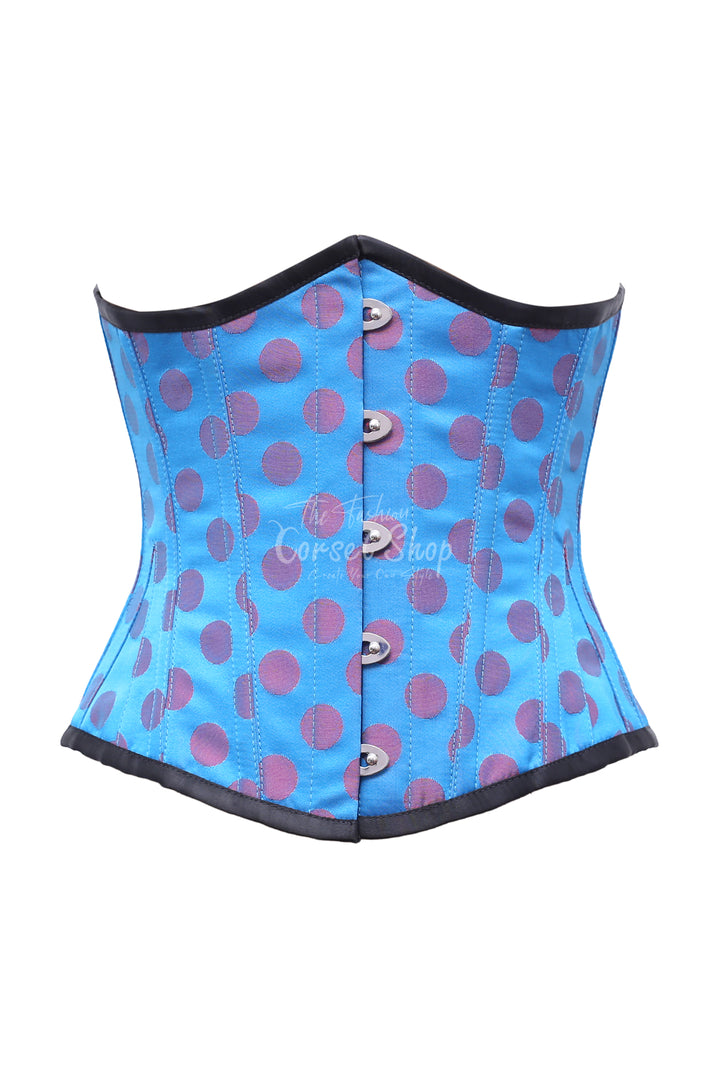 Bondi Polka Dot Base Brocade Underbust Corset
