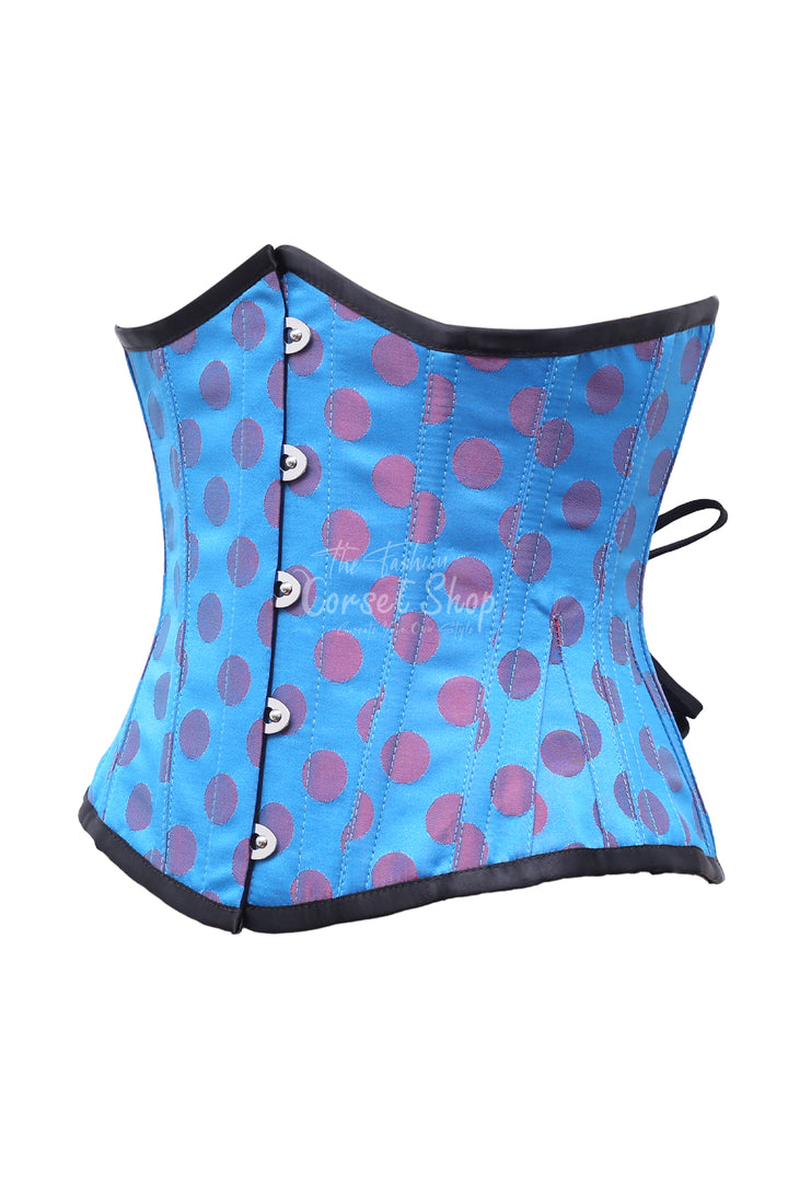 Bondi Polka Dot Base Brocade Underbust Corset