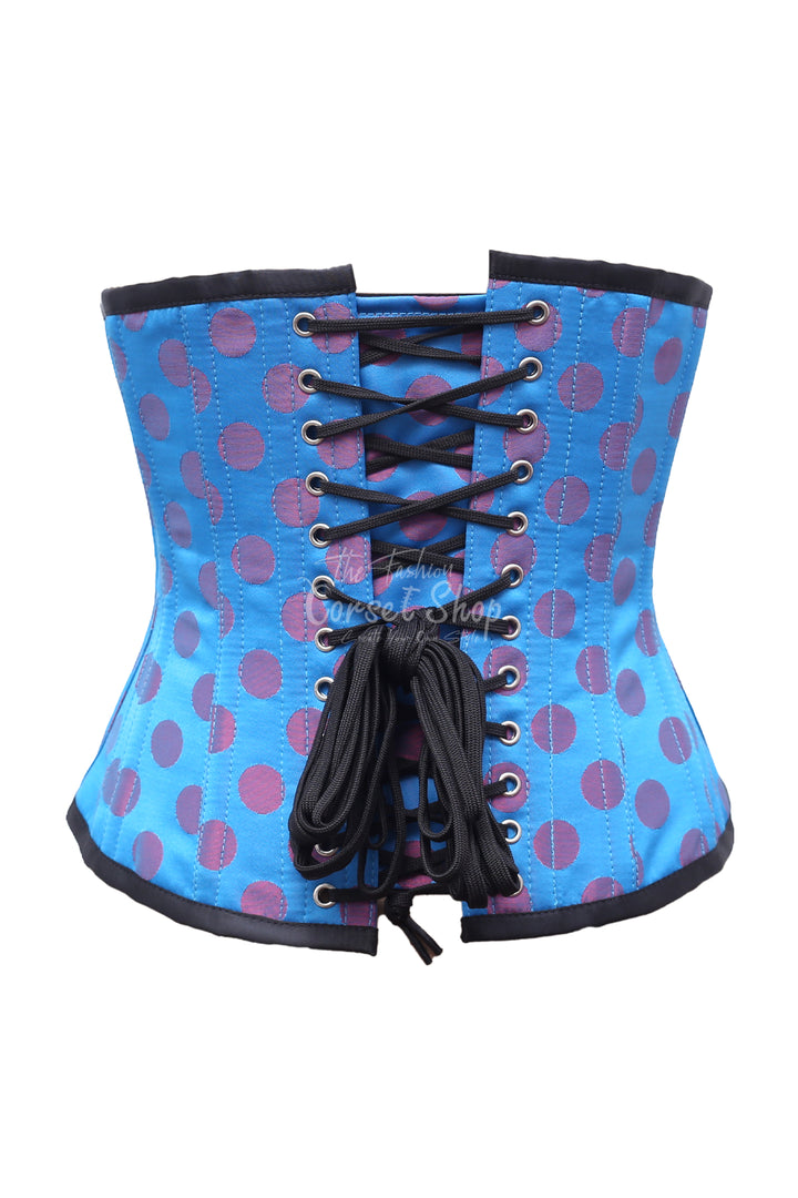 Bondi Polka Dot Base Brocade Underbust Corset