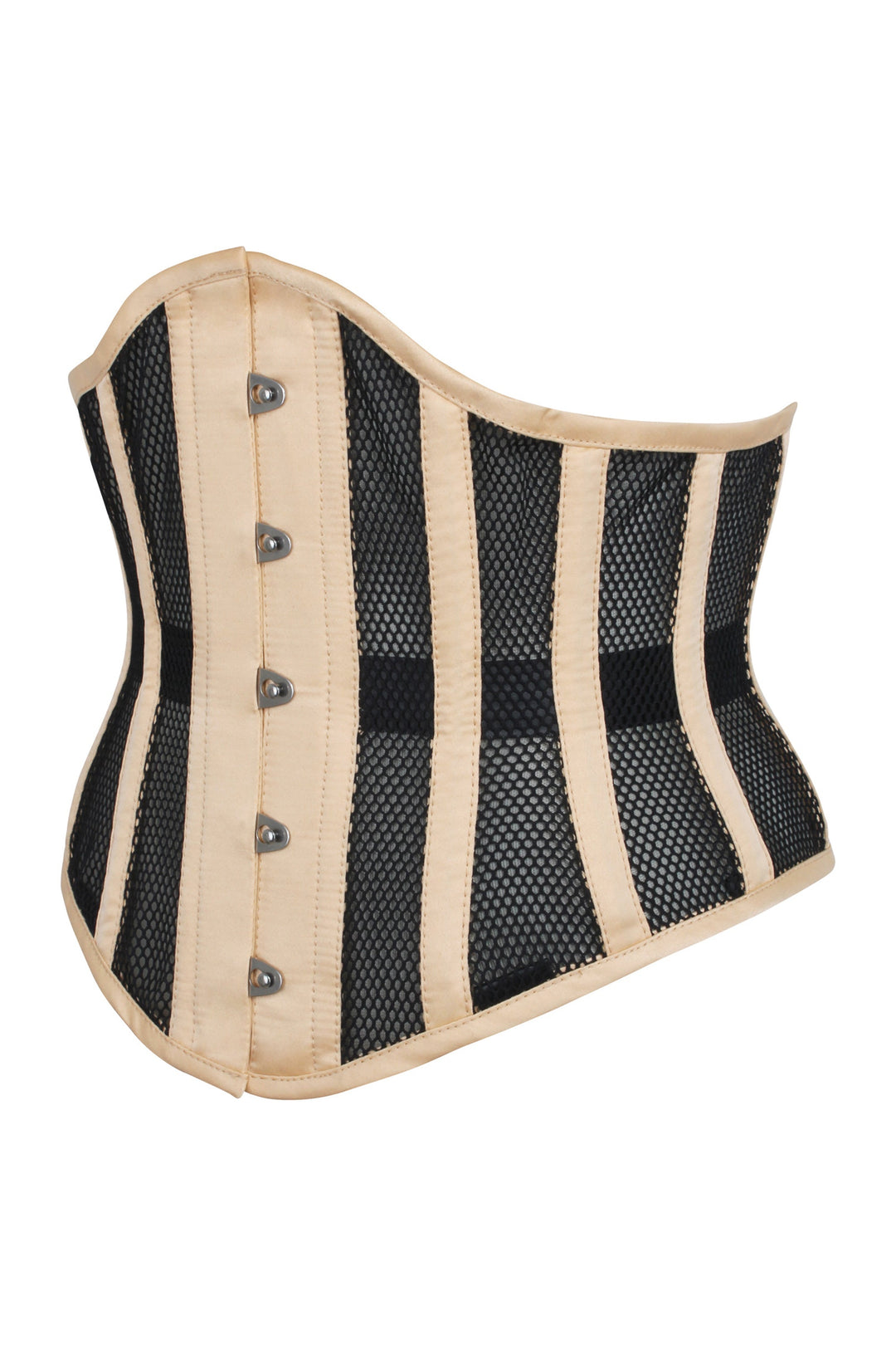 Marie Beige Mesh Underbust Corset