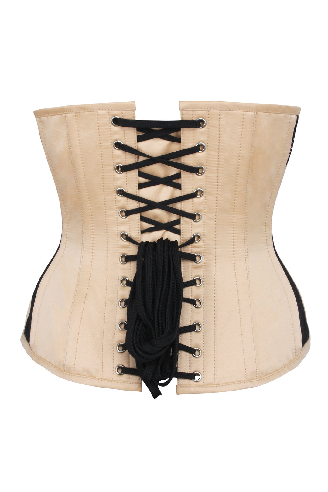 Thucy Black Mesh Underbust Corset