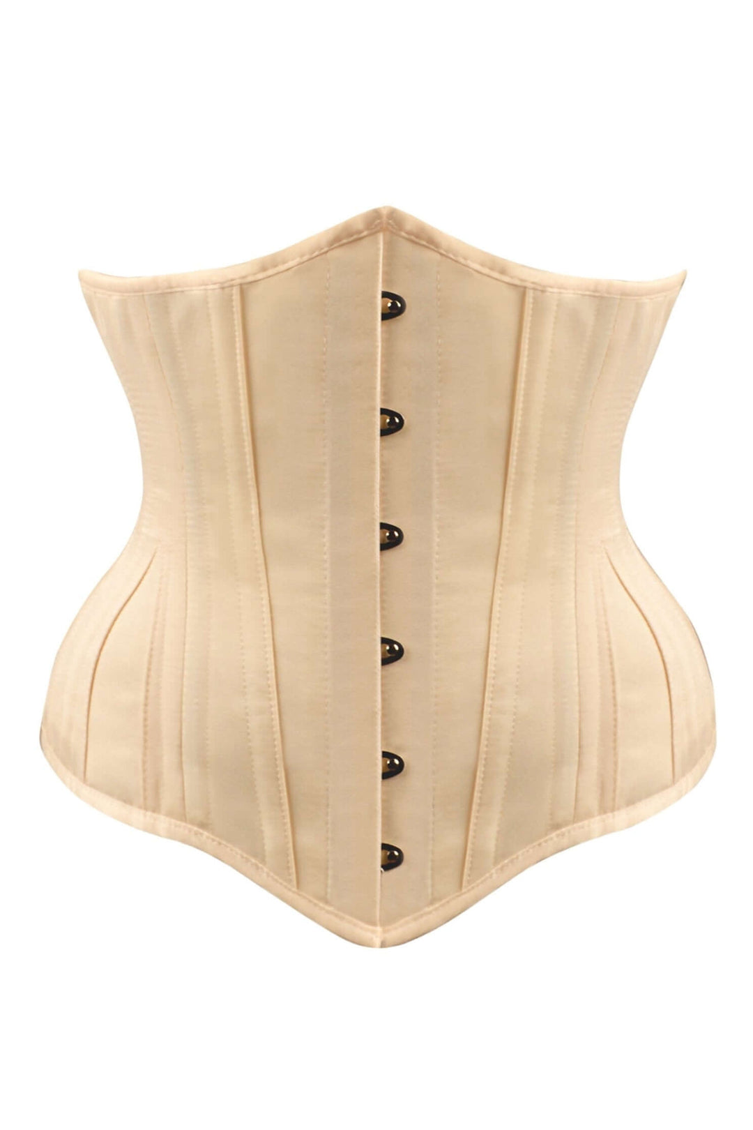 Huckby Beige Satin Underbust Corset
