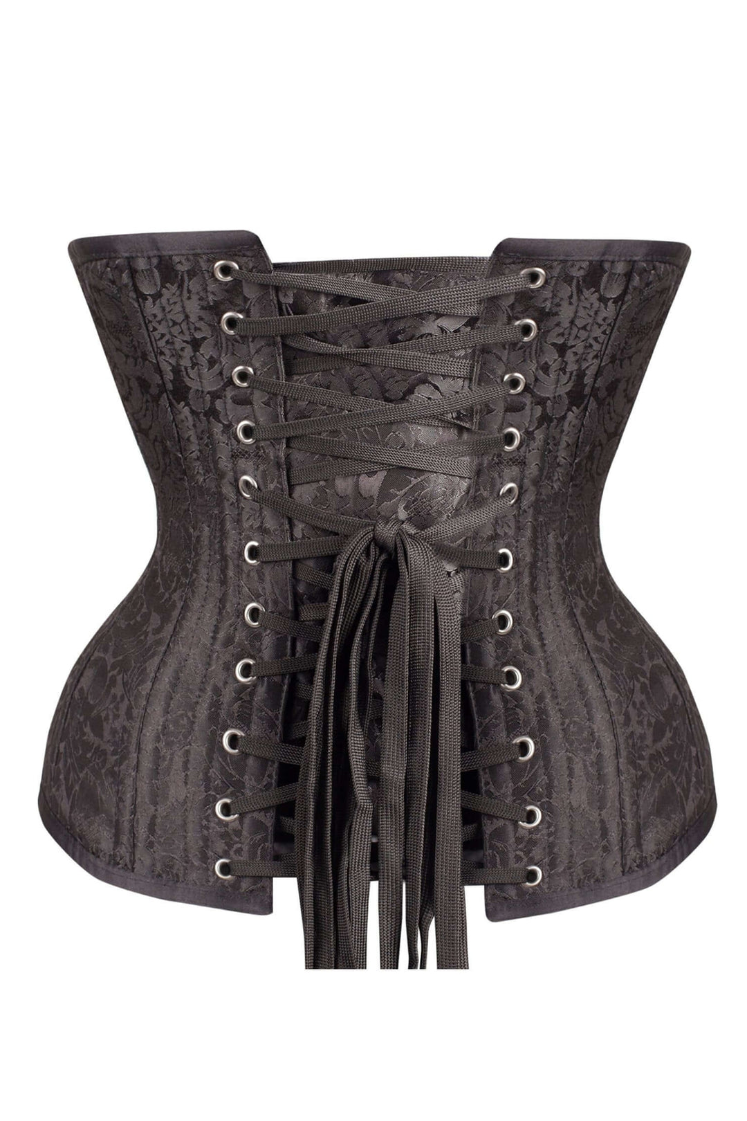 Cruze Black Brocade Underbust Corset