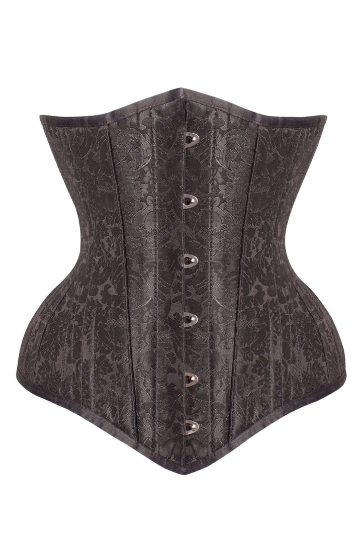 Cruze Black Brocade Underbust Corset