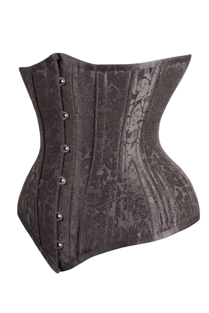 Cruze Black Brocade Underbust Corset