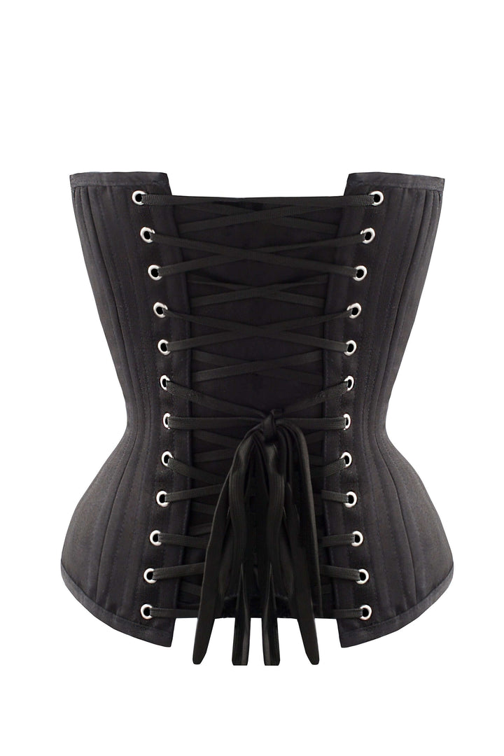 Zorgi Black Cotton Overbust Corset