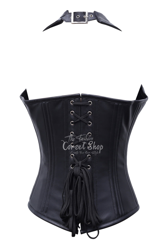 Baxton Black Original Sheep Napa Leather Corset