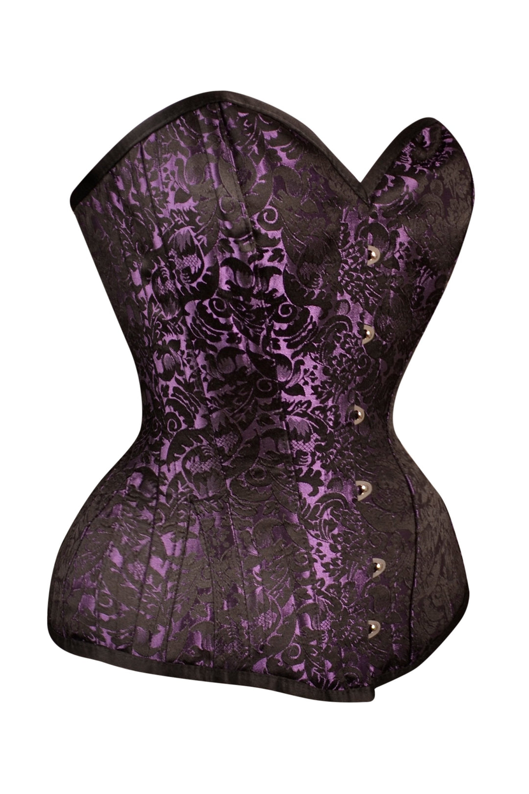 Spencer Purple Brocade Overbust Corset