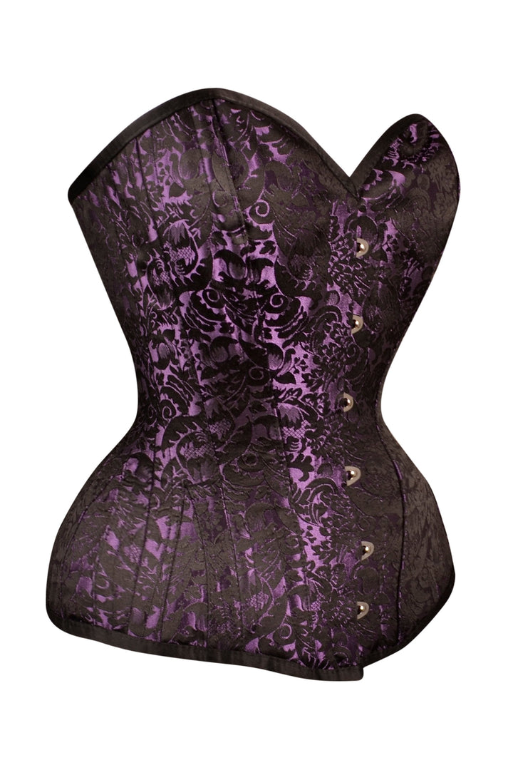 Spencer Purple Brocade Overbust Corset