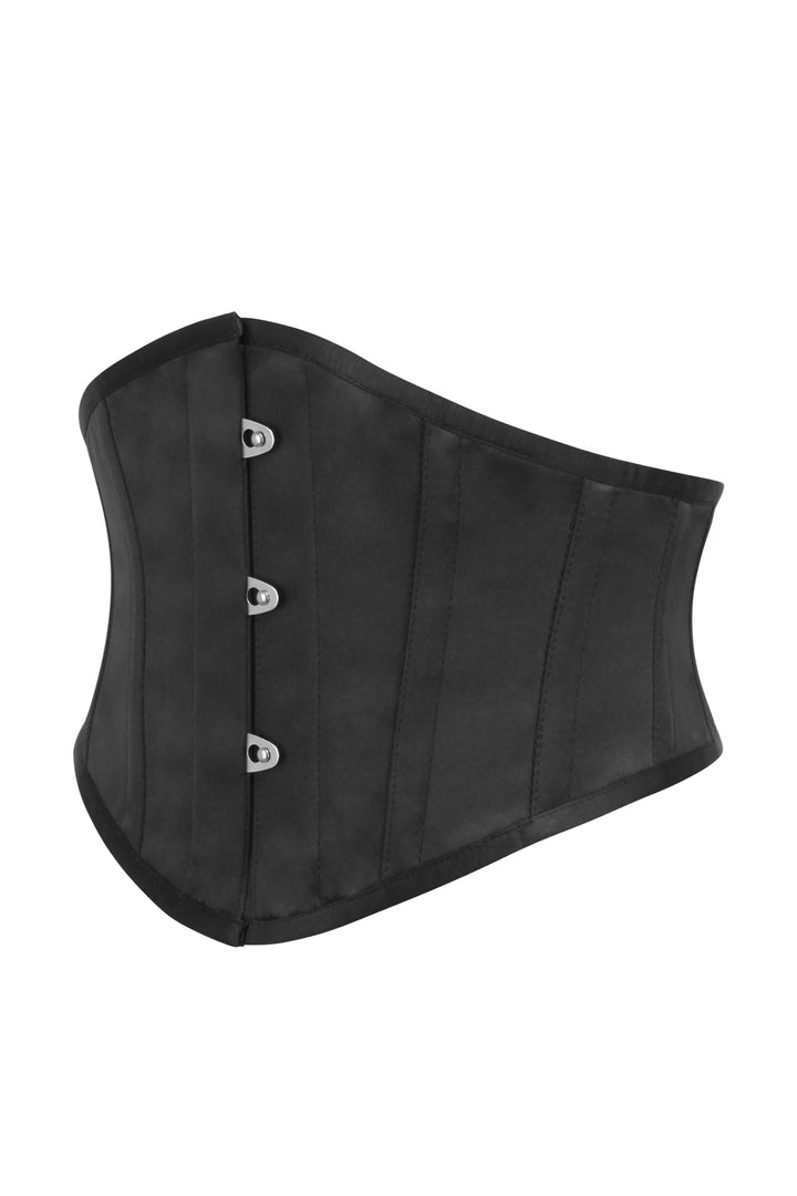 Inglis Black Satin Underbust Corset