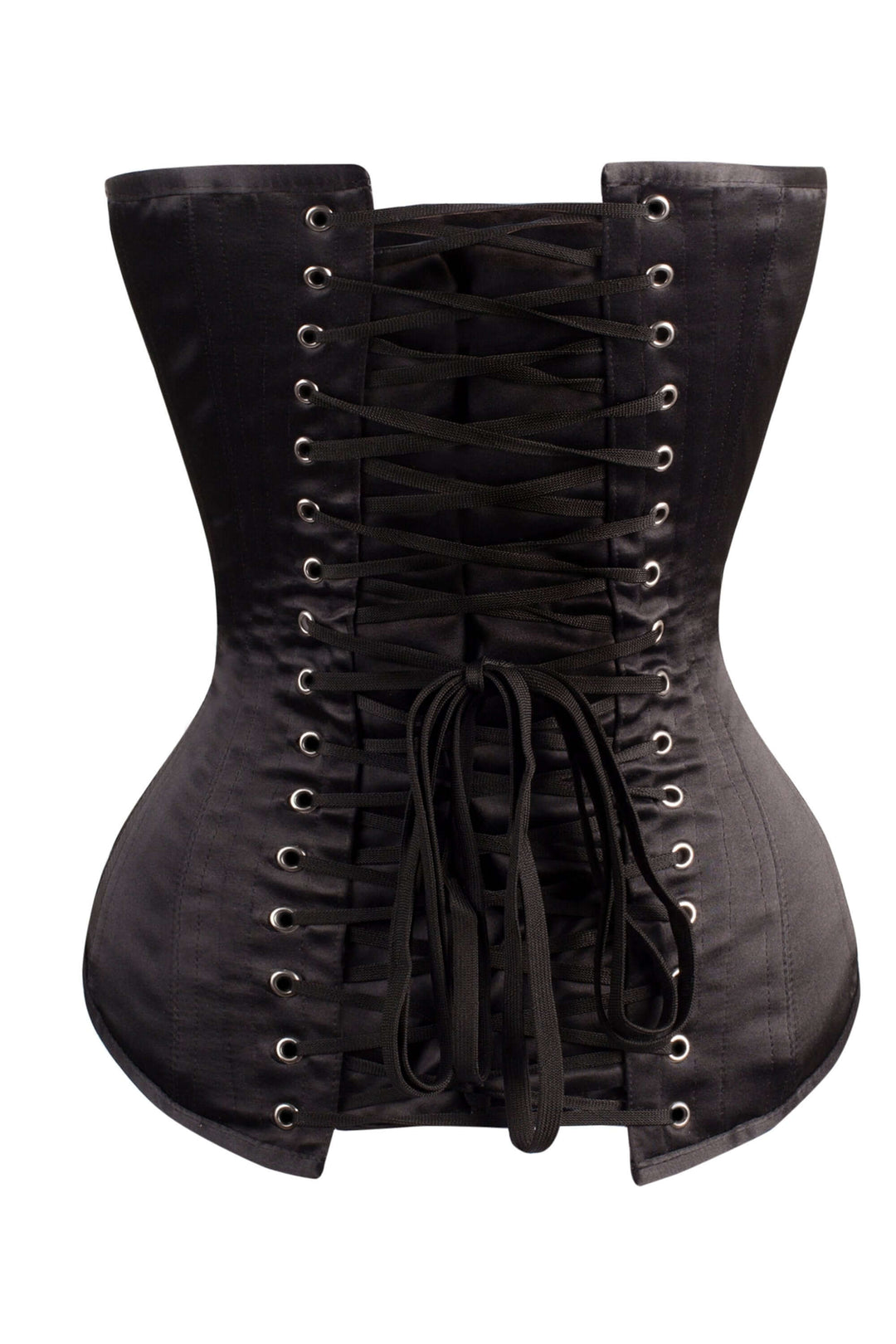 Klein Black Satin Overbust Corset