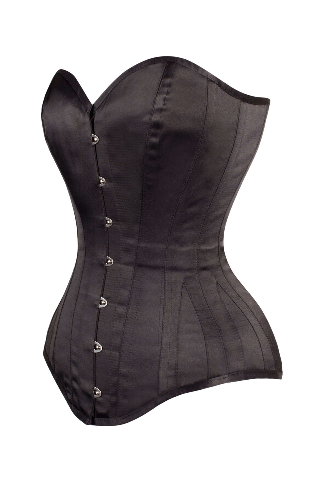Klein Black Satin Overbust Corset