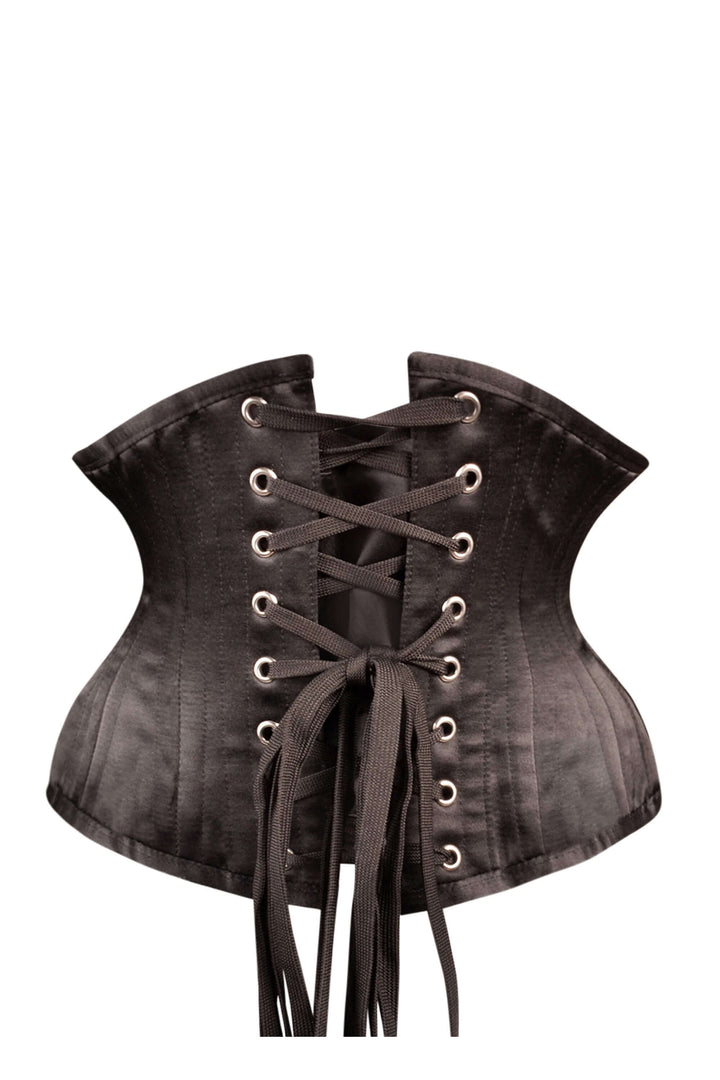 Dogett Purple Satin Underbust Corset