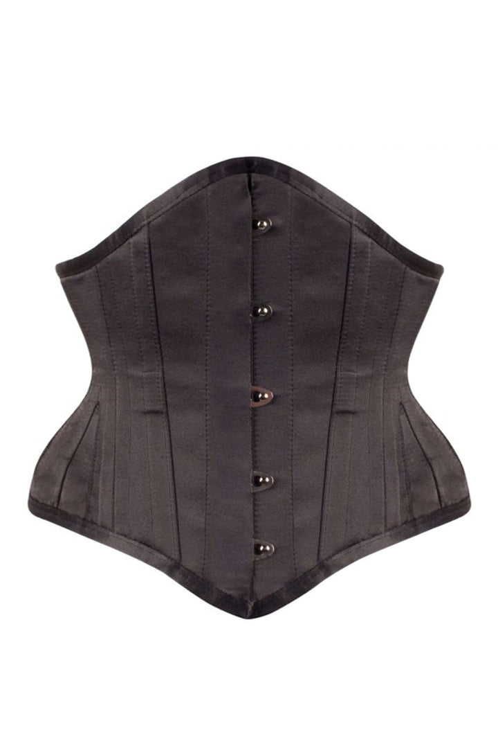 Dogett Purple Satin Underbust Corset