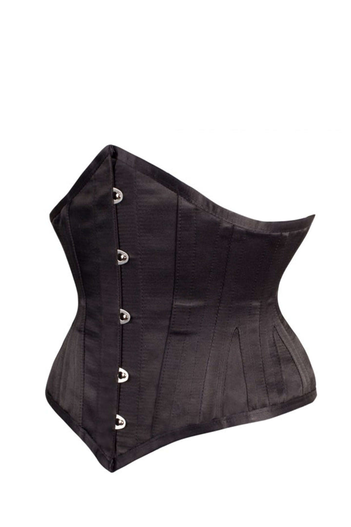 Dogett Purple Satin Underbust Corset