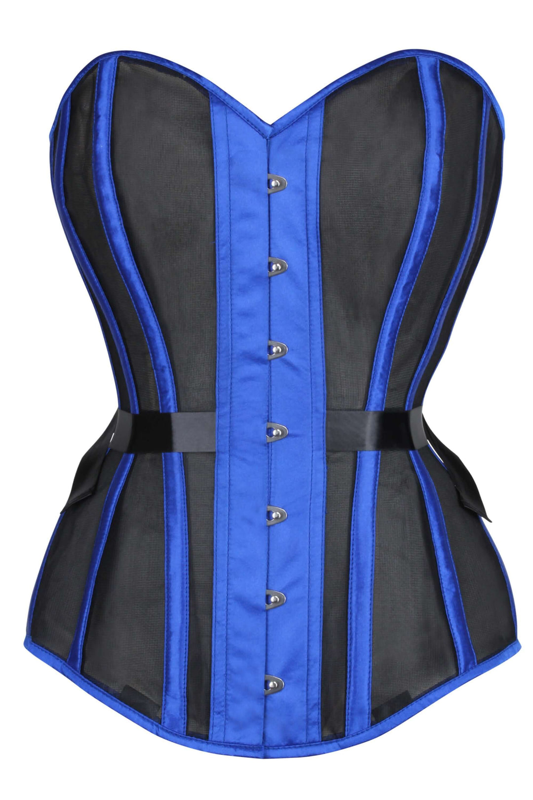 Neeshn Black Mesh Overbust Corset