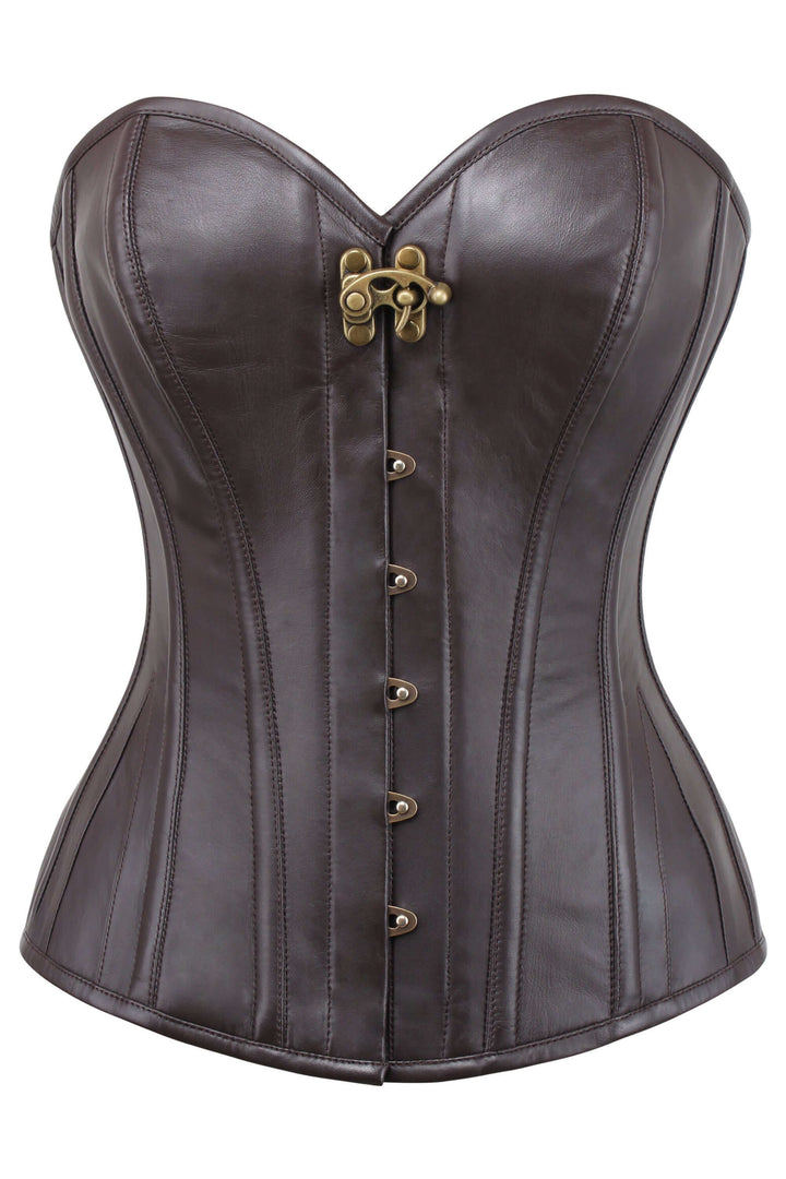 Stewart Brown Faux Leather Steampunk Corset