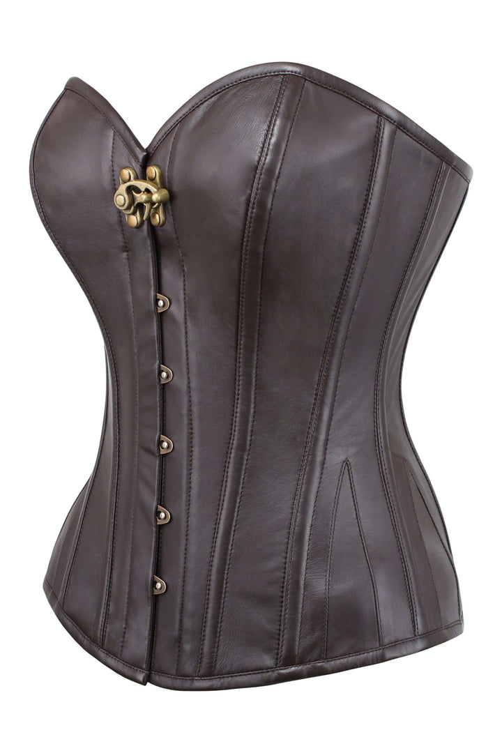 Stewart Brown Faux Leather Steampunk Corset
