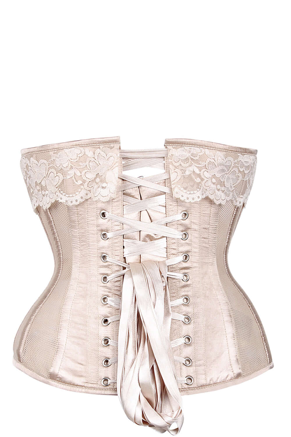 Maxin Satin & Mesh Underbust Corset