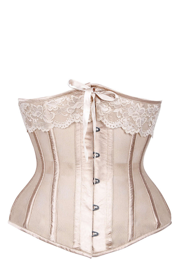 Maxin Satin & Mesh Underbust Corset