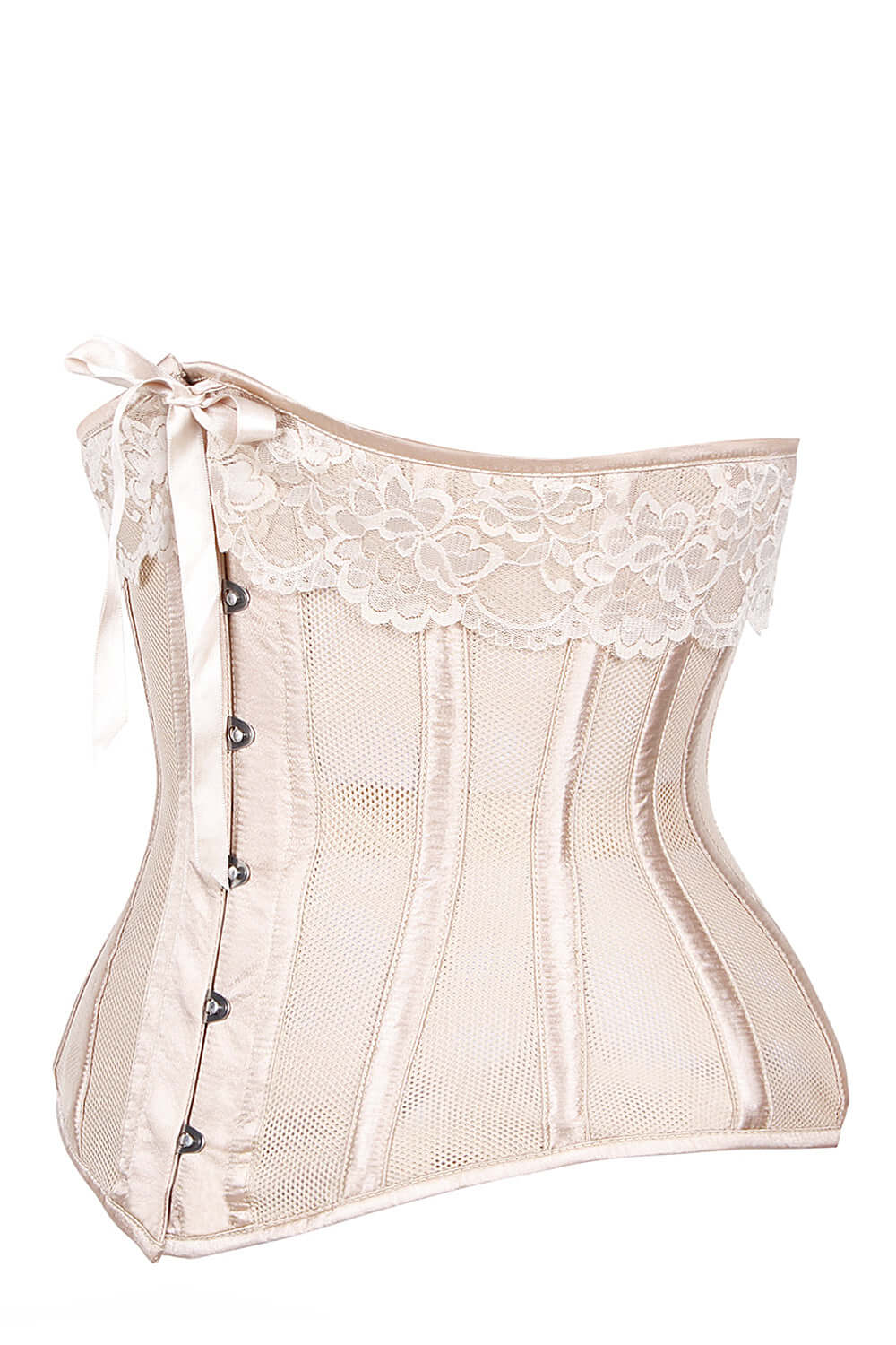 Maxin Satin & Mesh Underbust Corset