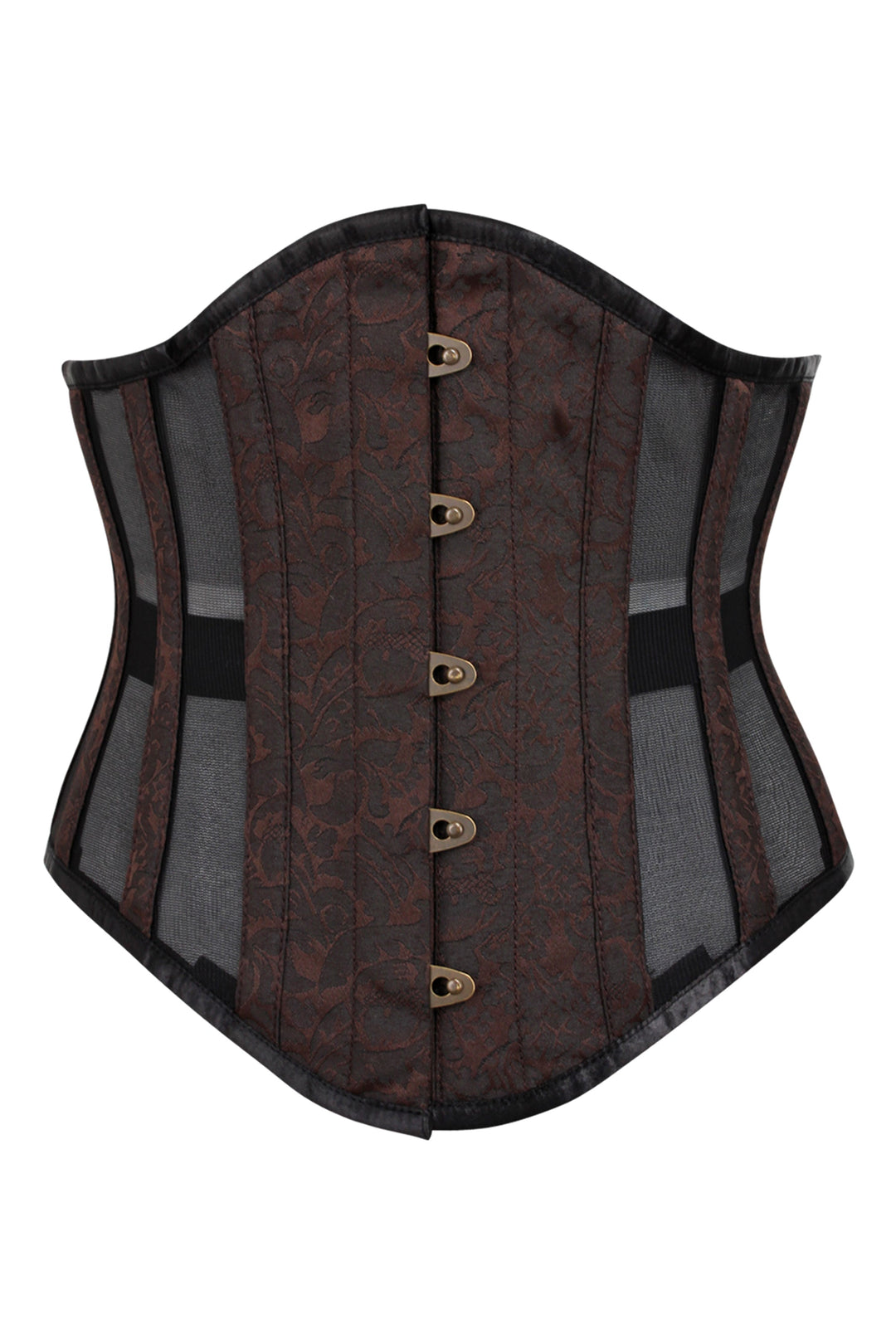 Jenez Brocade & Mesh Underbust Corset