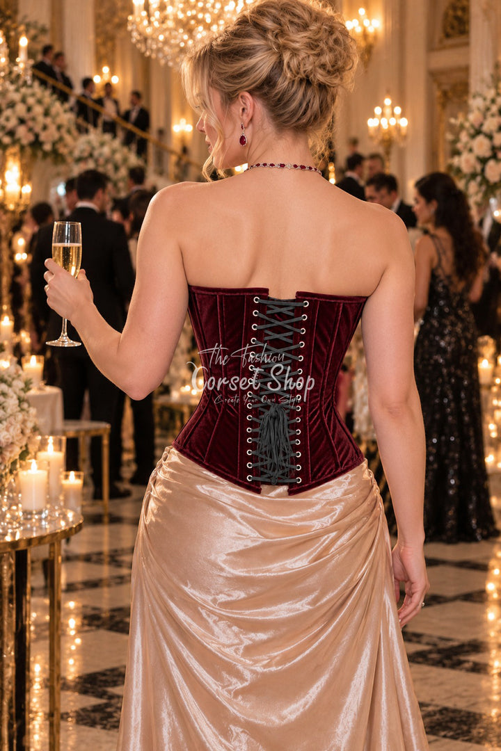 Snizder Velvet Overbust Corset