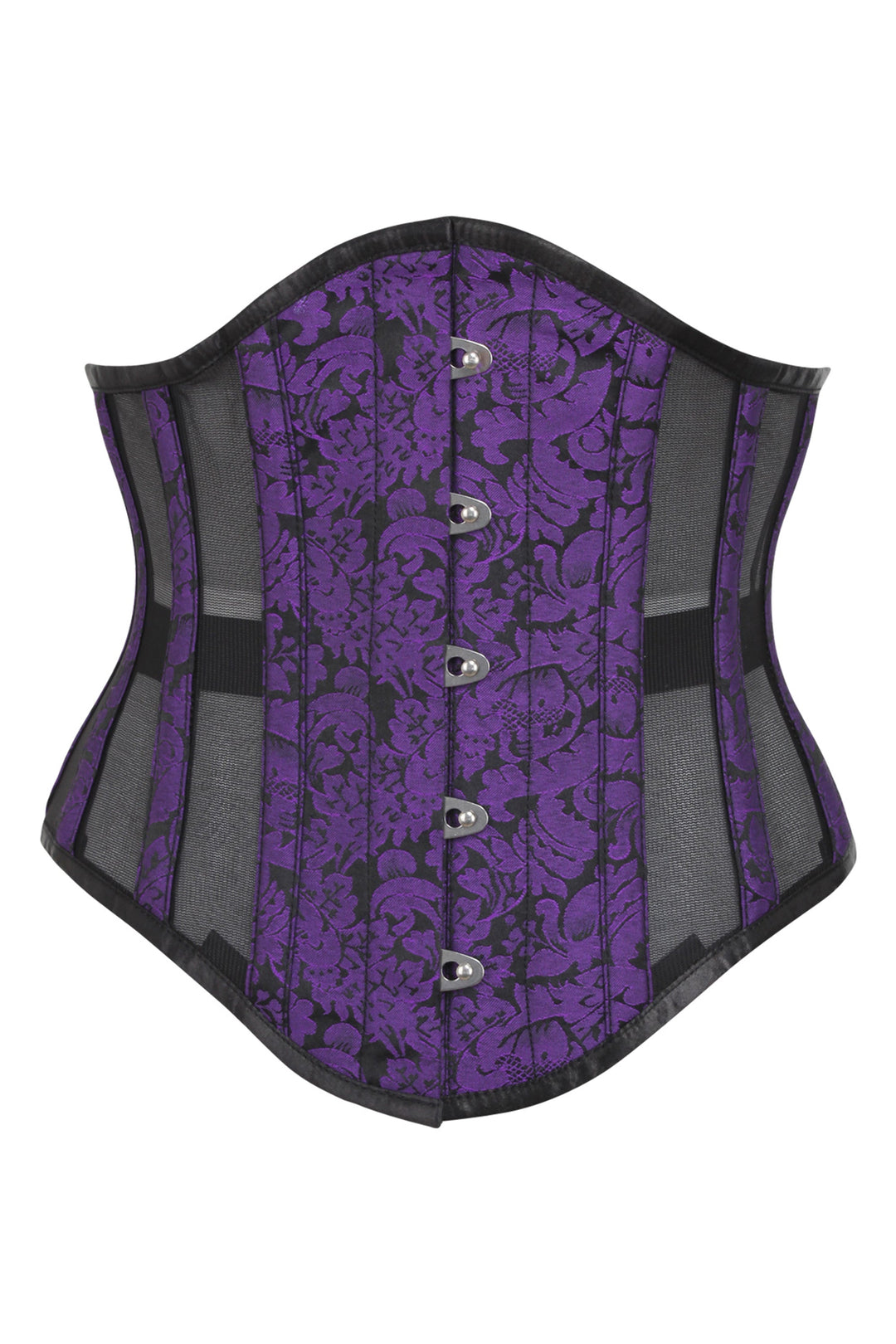Jenez Brocade & Mesh Underbust Corset