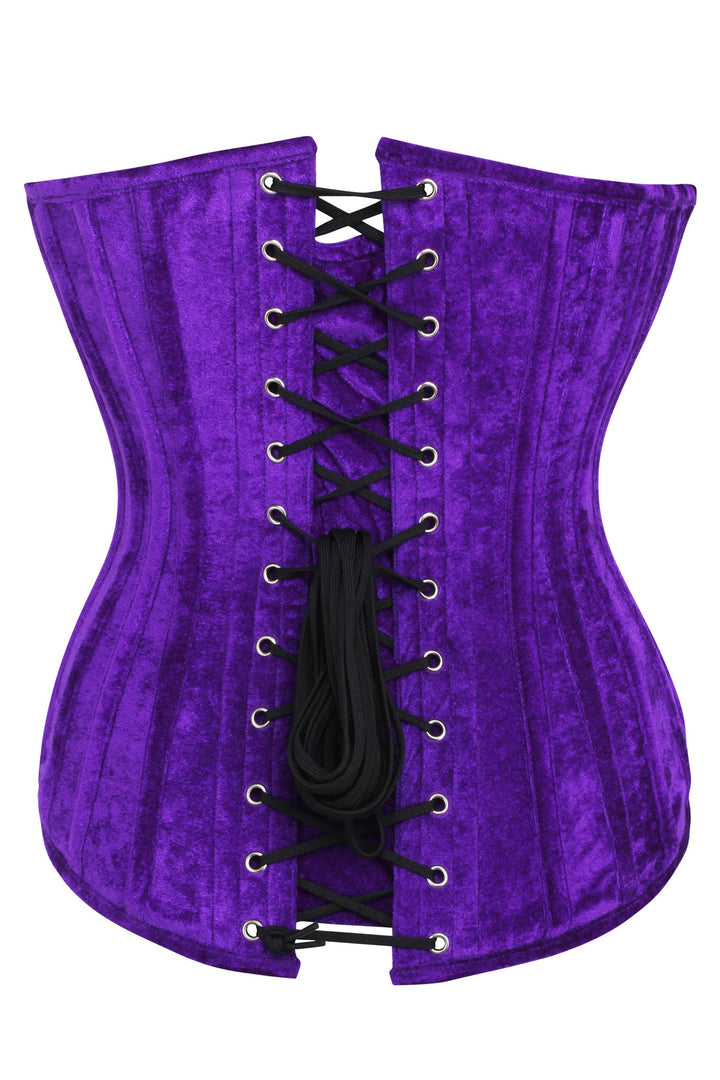 Novah Green Velvet Overbust Corset