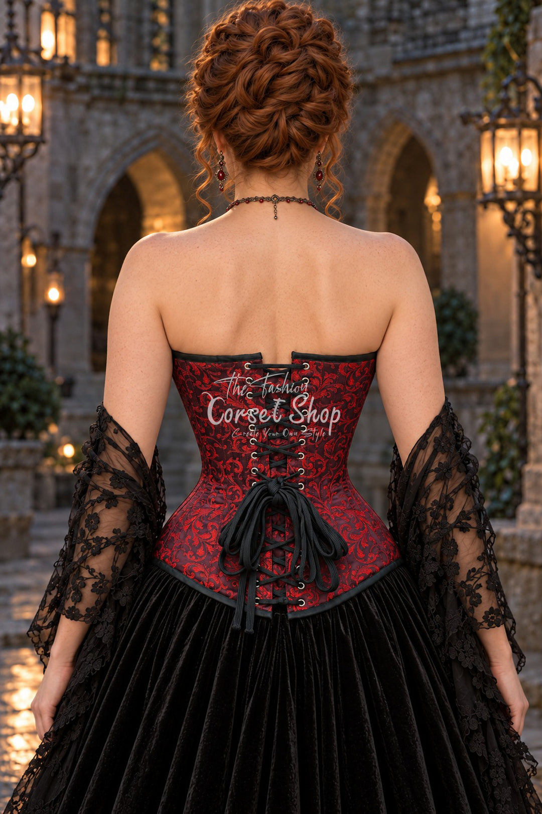 Sutherland Brocade Overbust Corset