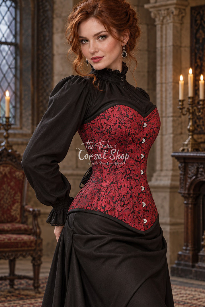 Sutherland Brocade Overbust Corset