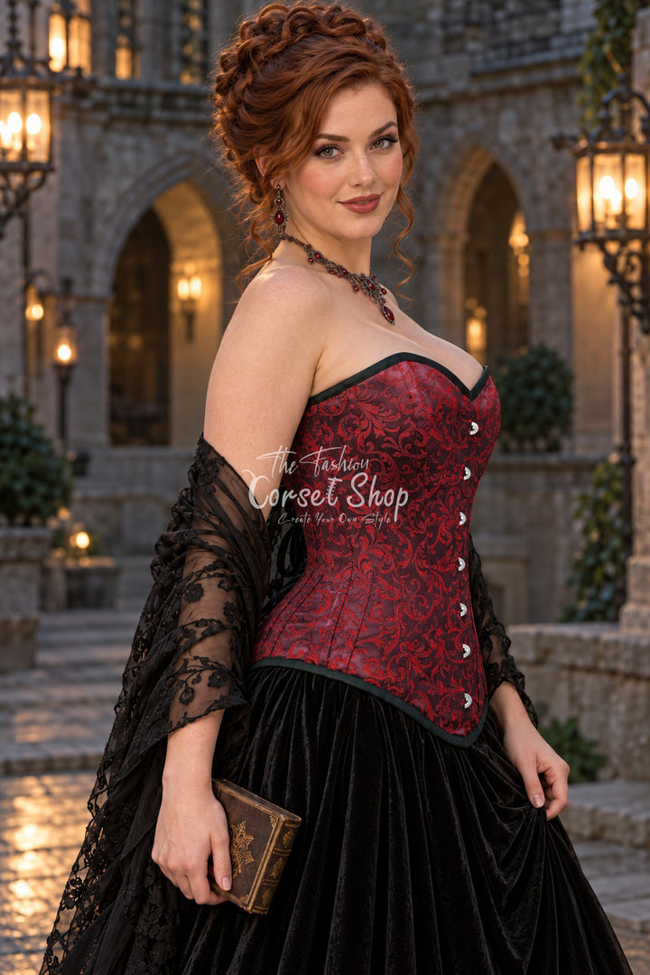 Sutherland Brocade Overbust Corset
