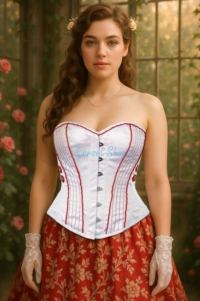 Ewan Satin Overbust Corset