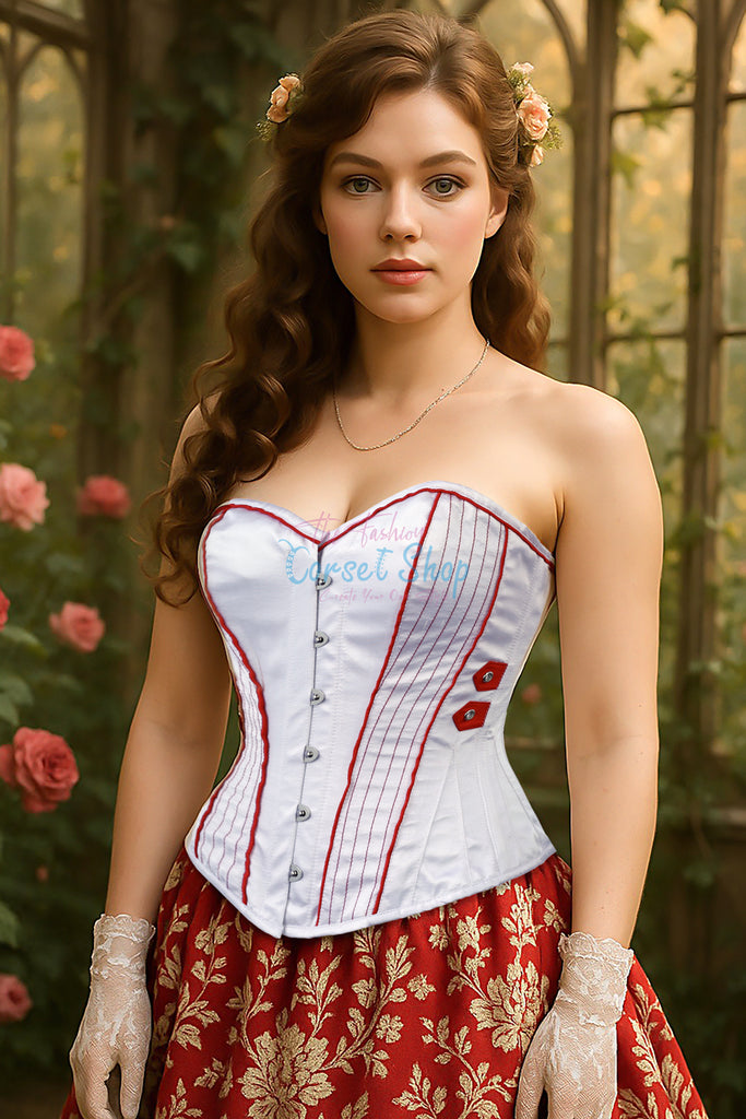 Ewan Satin Overbust Corset