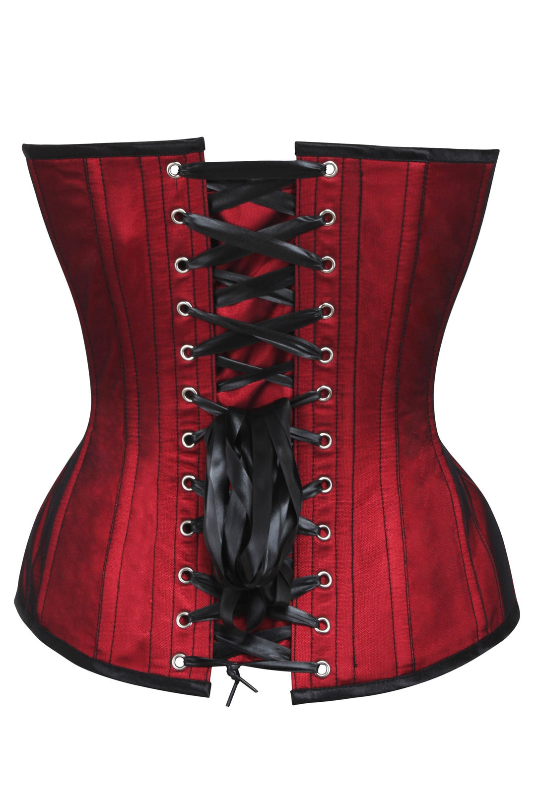 Jecob Red Satin Couture Overbust Corset