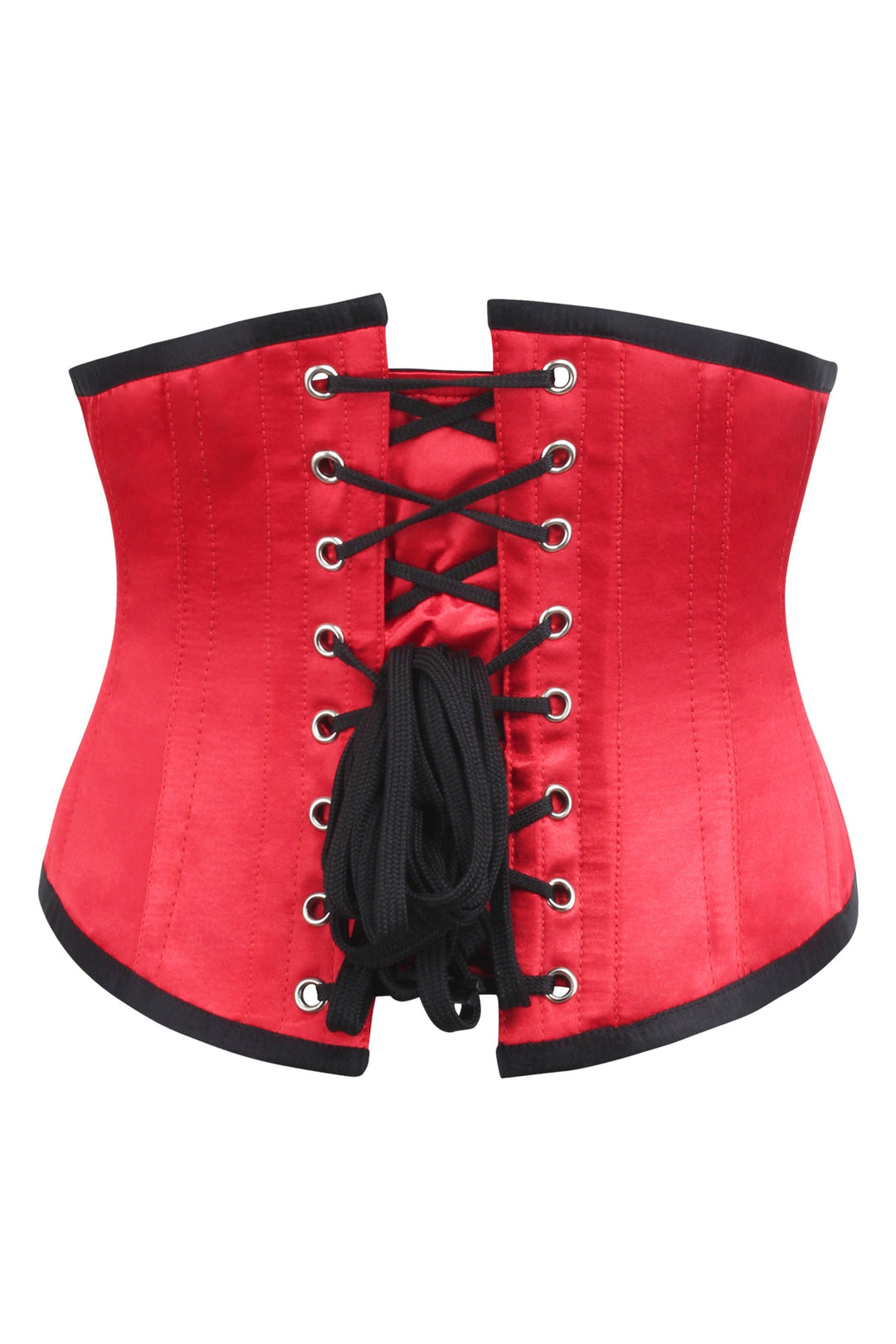 Jarry Red Satin Underbust Corset