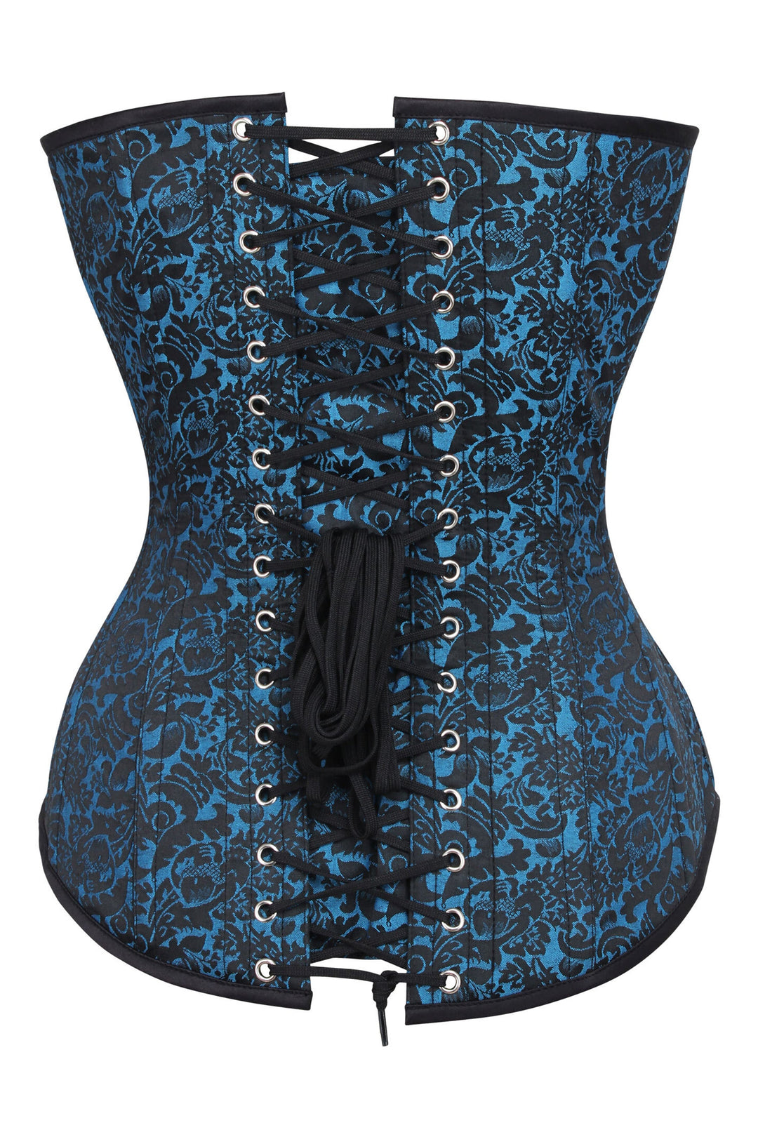 Tessa Purple Brocade Overbust Corset