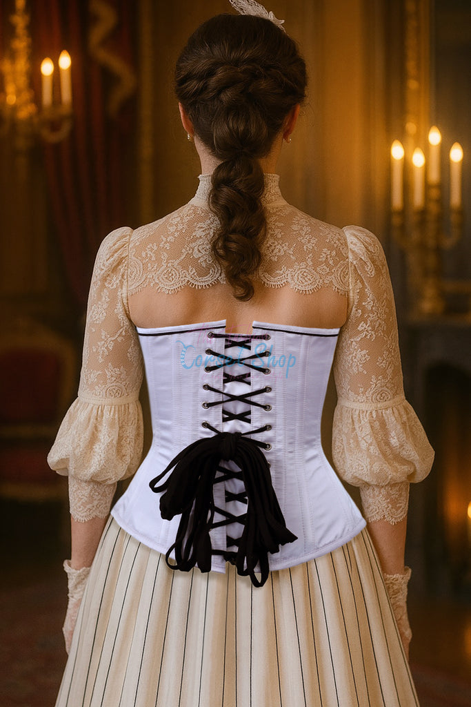 Ewan Satin Overbust Corset