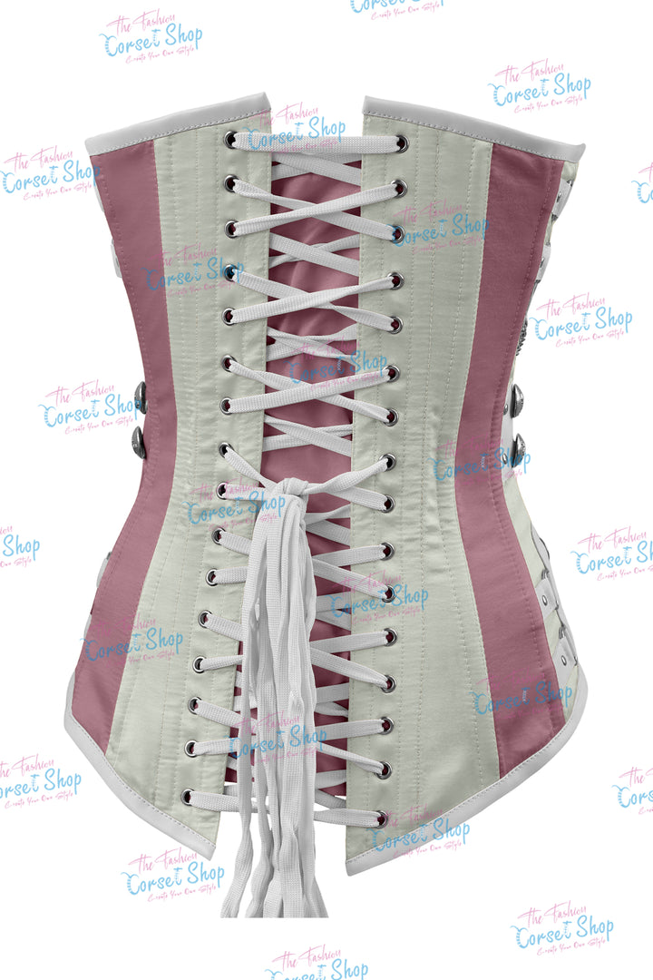 Dackett Satin Steampunk Overbust Corset