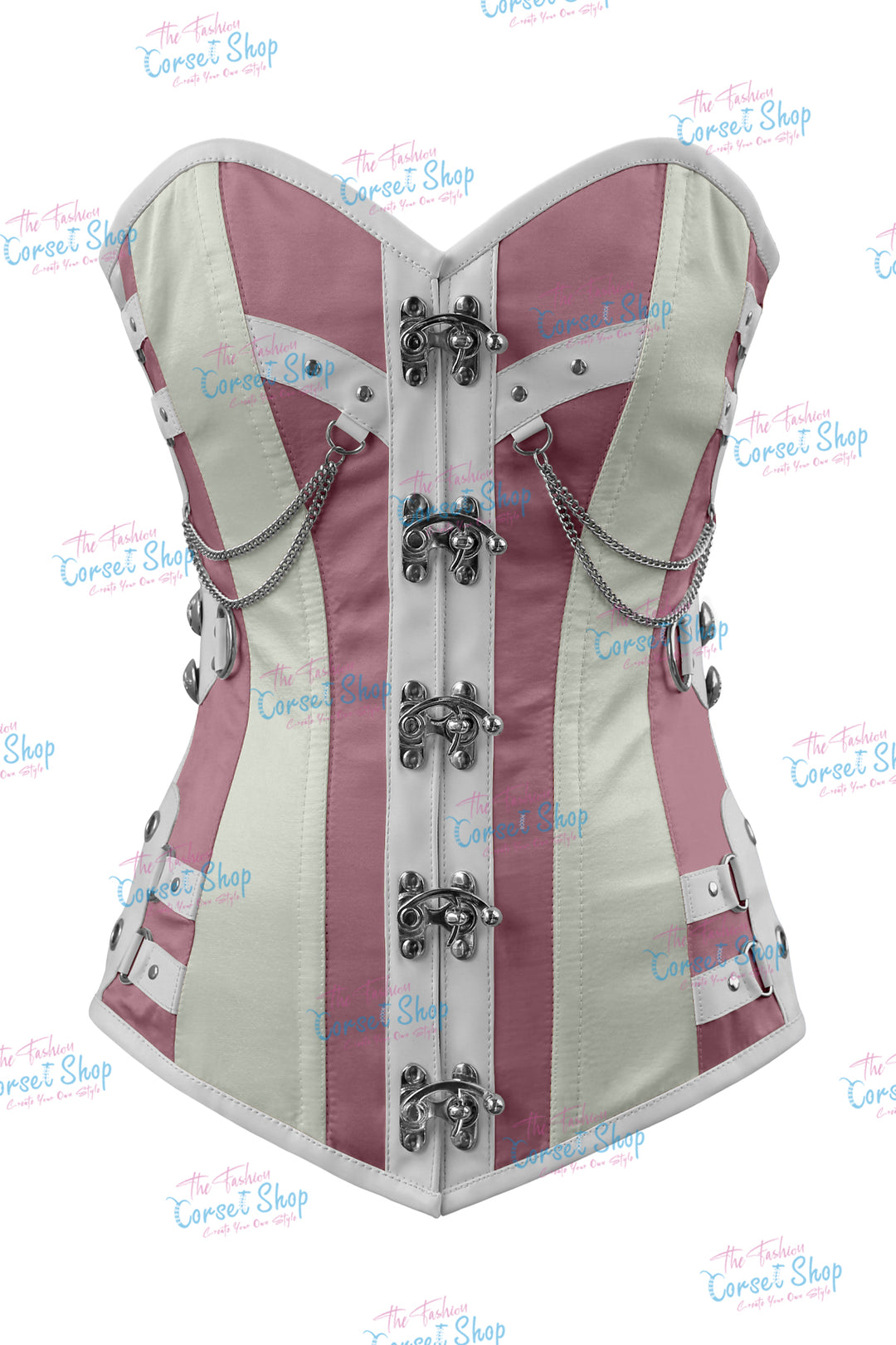 Dackett Satin Steampunk Overbust Corset