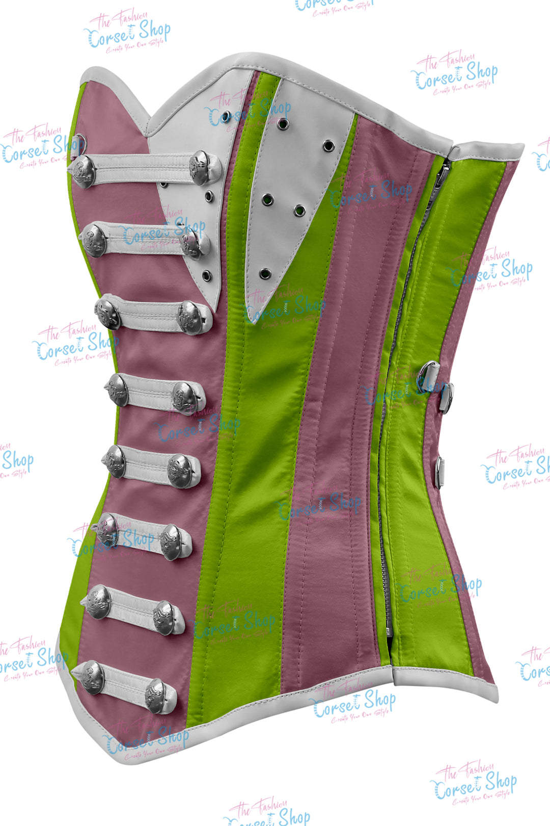 Jessie Satin Overbust Corset