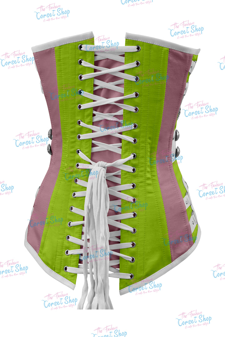 Dackett Satin Steampunk Overbust Corset