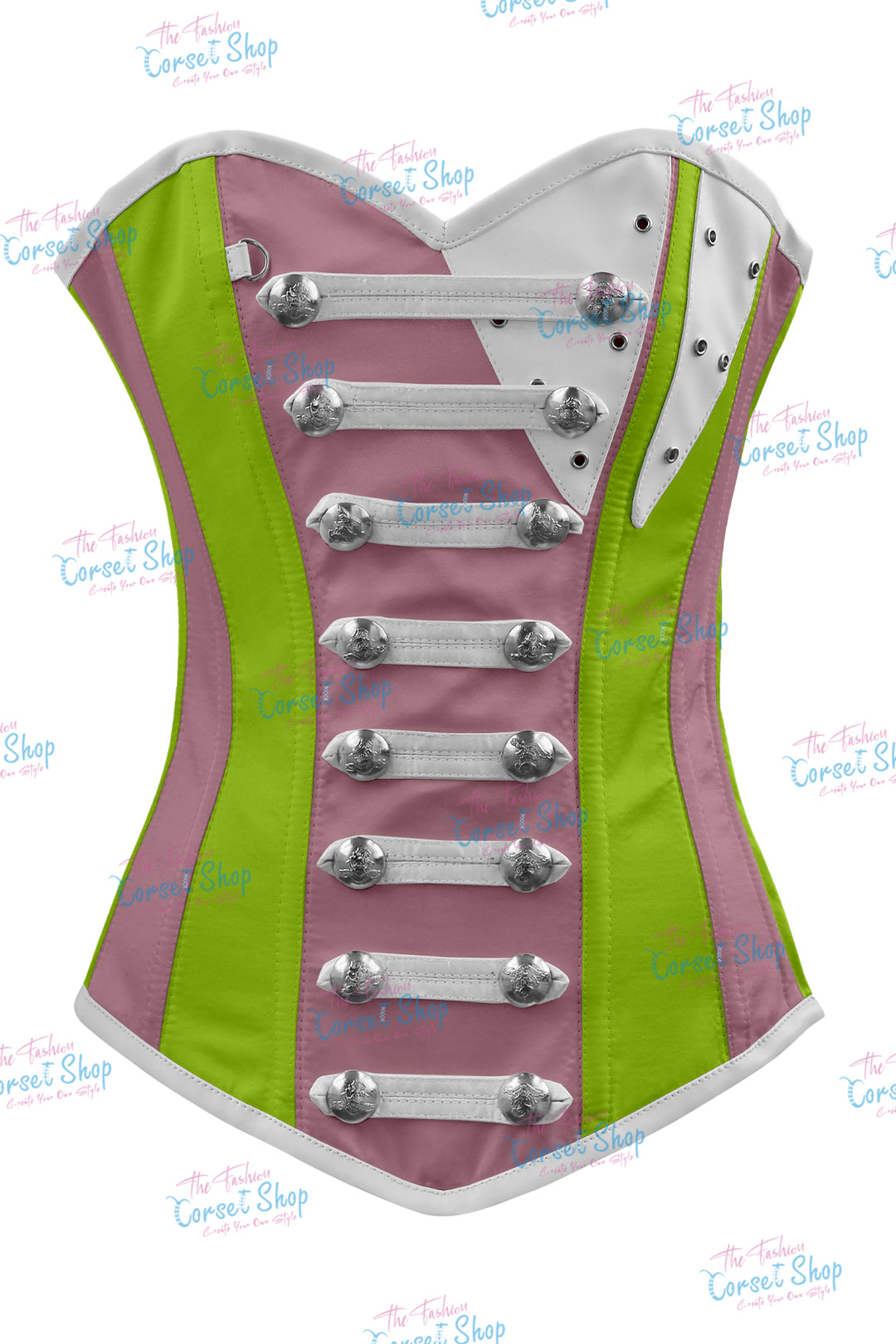 Jessie Satin Overbust Corset