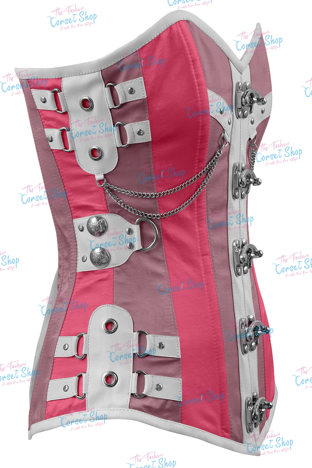 Dackett Satin Steampunk Overbust Corset