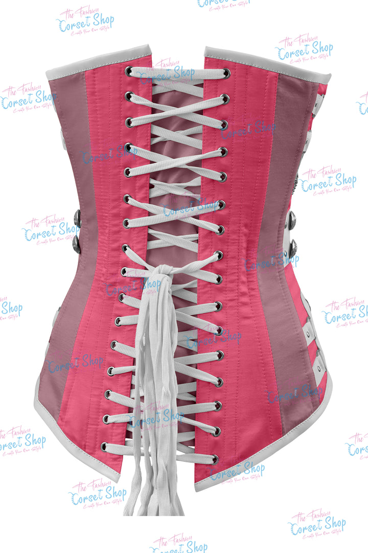 Dackett Satin Steampunk Overbust Corset