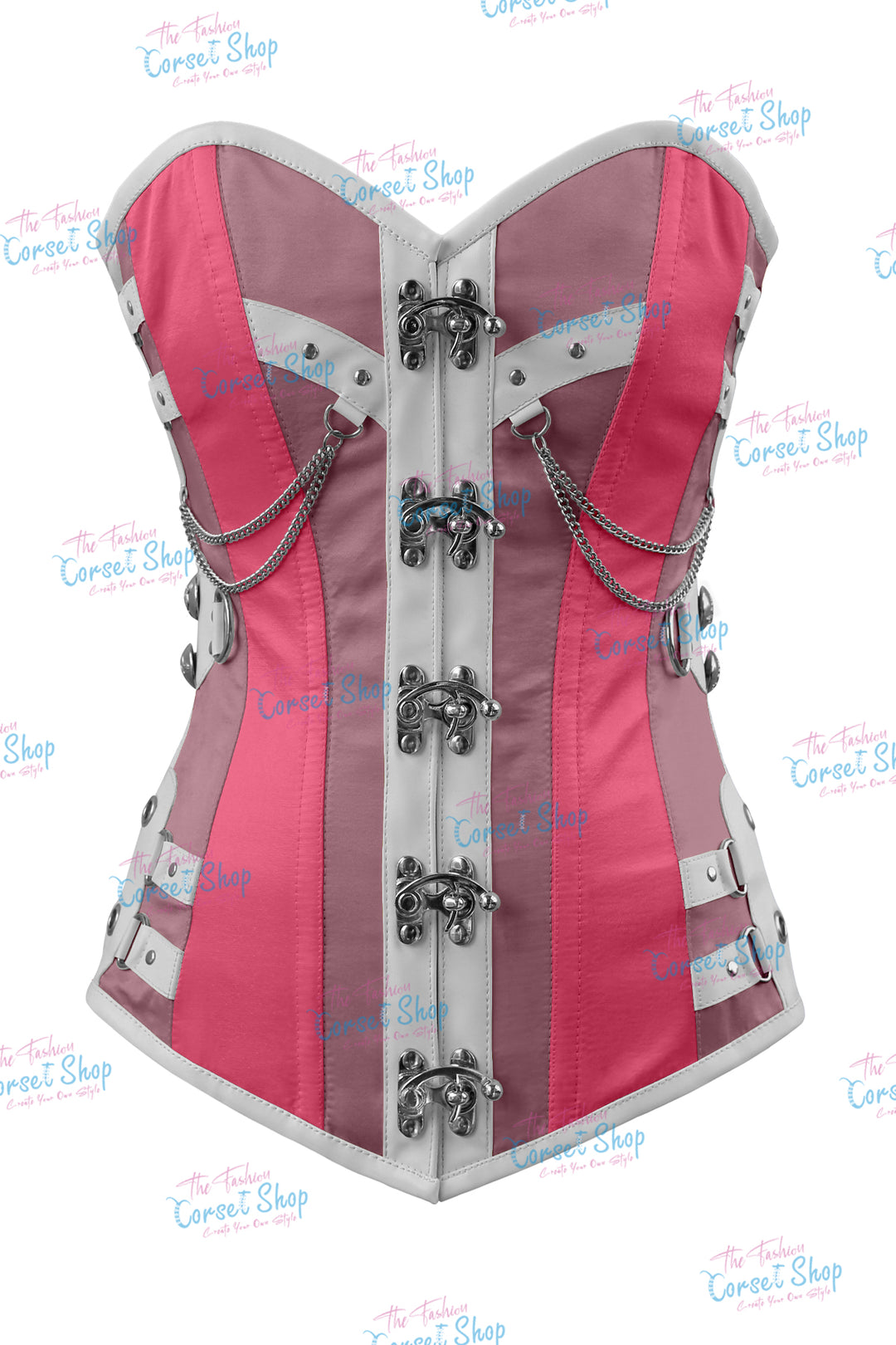 Dackett Satin Steampunk Overbust Corset